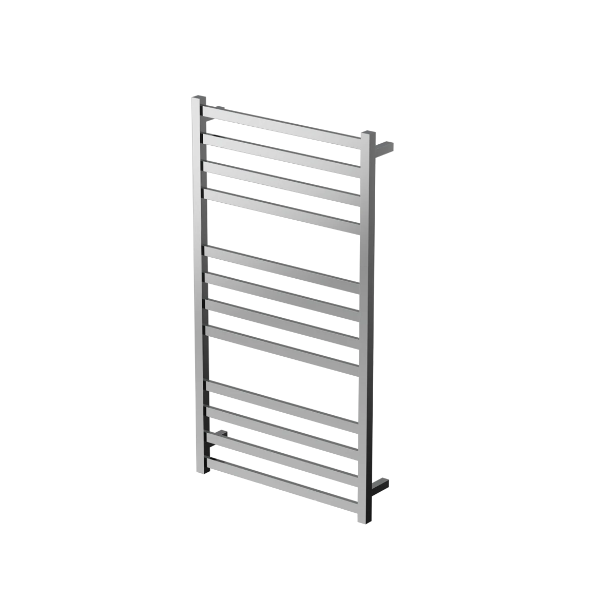 Como 12 Bar Heated Towel Ladder 120 x 65cm Brushed Stainless