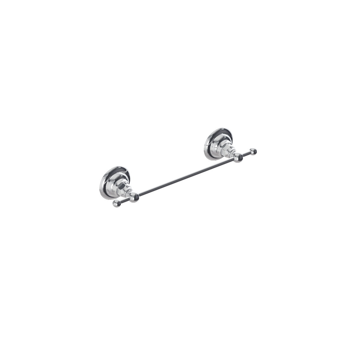 Regal Towel Rail 300mm Polished Brass Organic