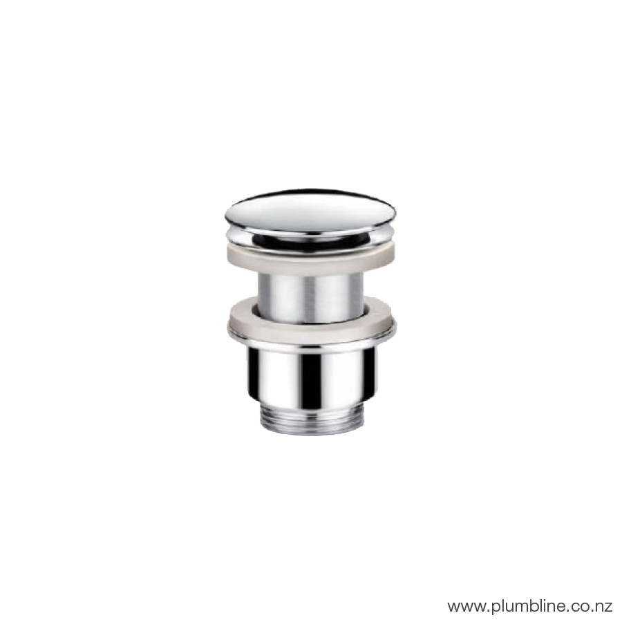 Nicolazzi Pop Up Basin Waste 32mm No Overflow Polished Nickel