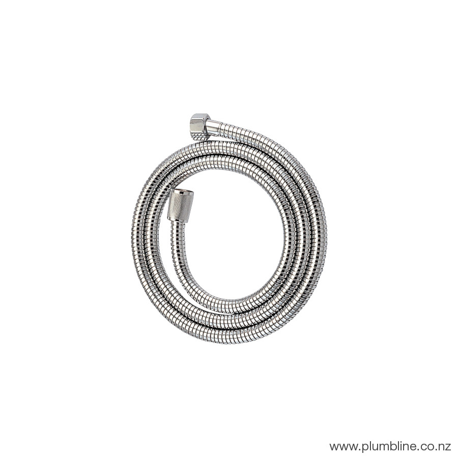 Plumbline Metal Shower Hose 150cm Brushed Nickel
