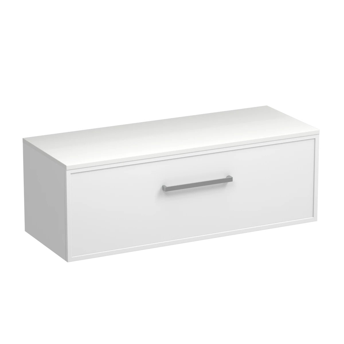 Nordic Opaco 1200 1 Drawer Wall Vanity Left Basin Concrete Grey / Atmoss