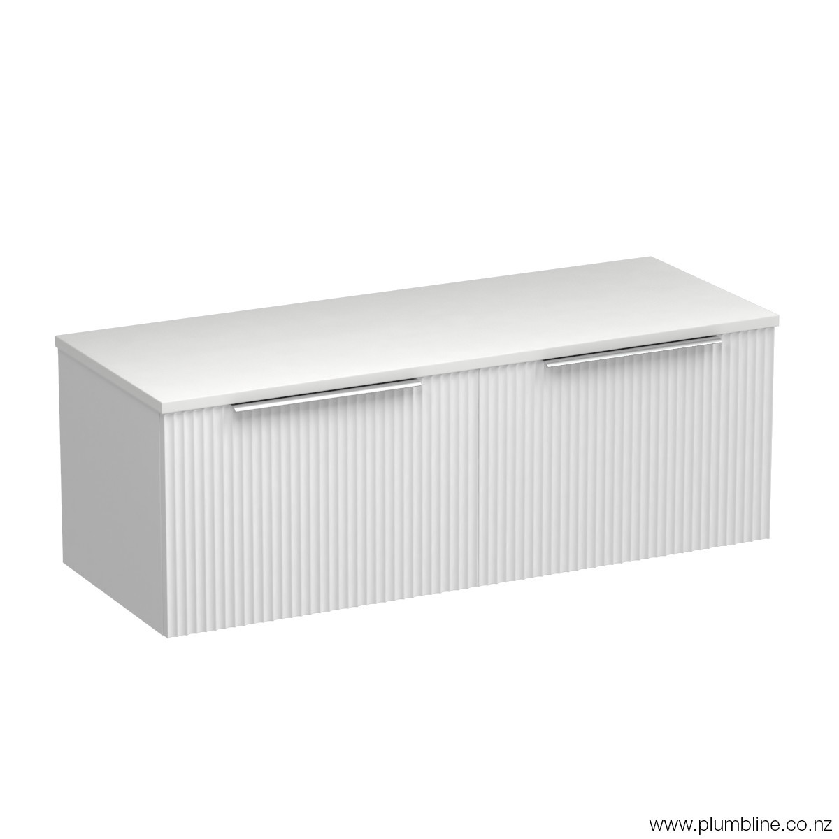 Forma Opaco 1200 2 Drawer Wall Vanity Right Basin Concrete Grey / Lana Grey