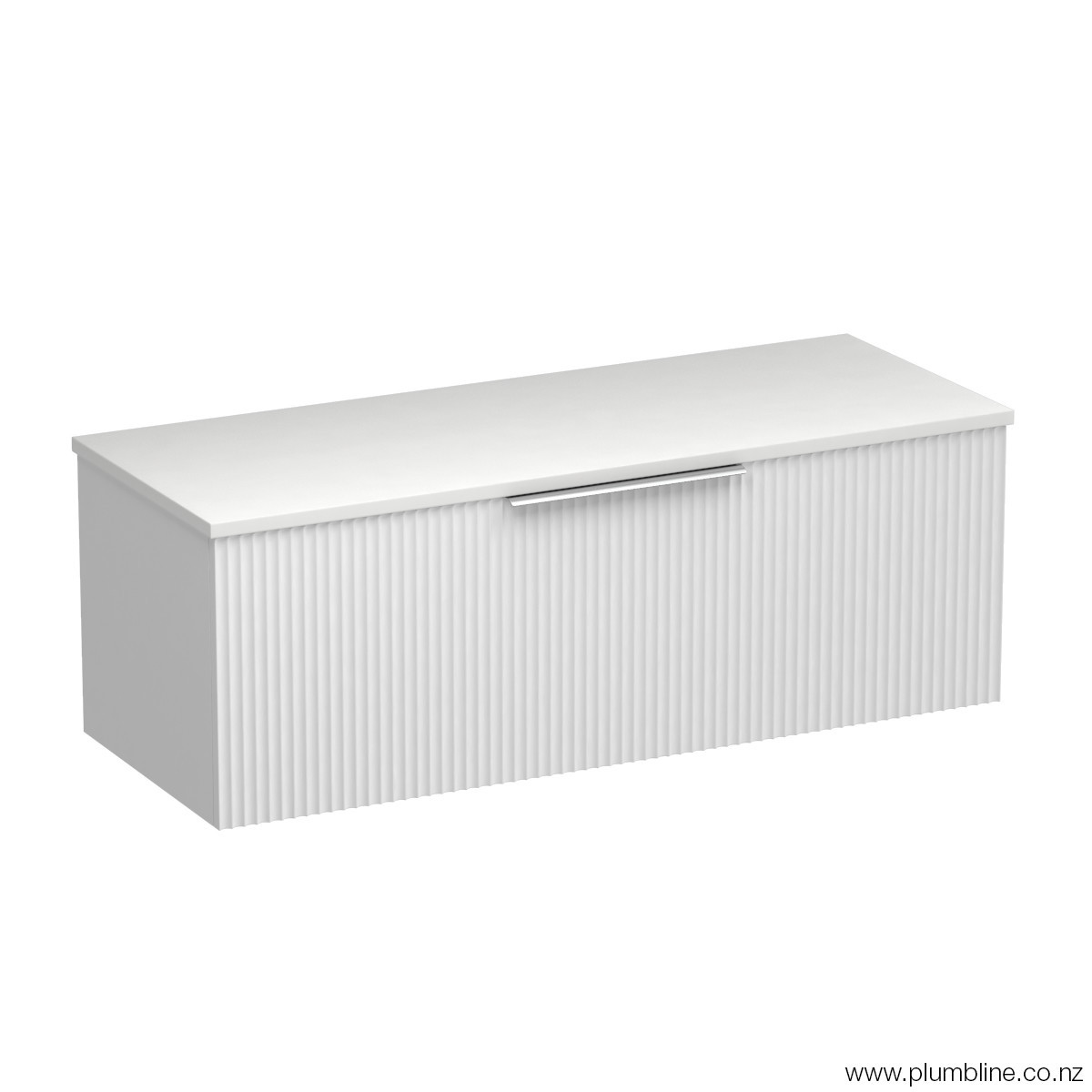 Forma Opaco 1200 1 Drawer Wall Vanity Double Basin Matt White / Atmoss