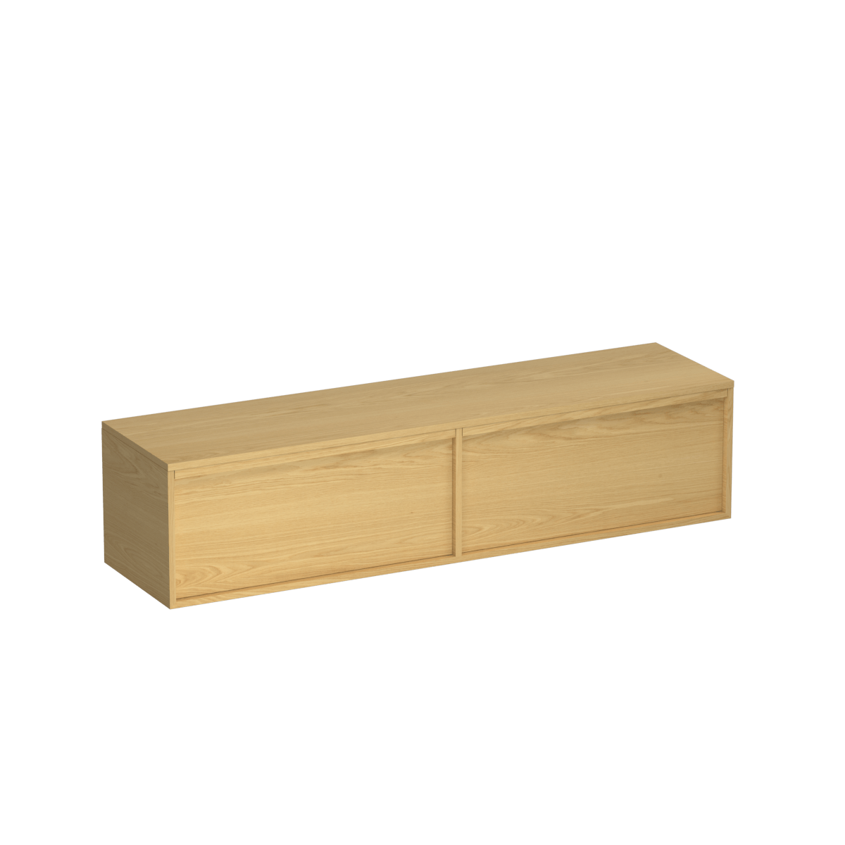 Alma Legno 1800 2 Drawer Wall Vanity Double Basin Birch
