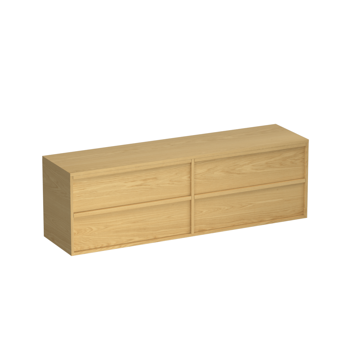 Alma Legno 1800 4 Drawer Wall Vanity Right Basin Smoke