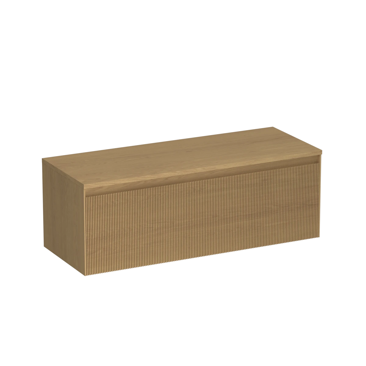 Strata Legno 1200 1 Drawer Wall Vanity Centre Basin Stone