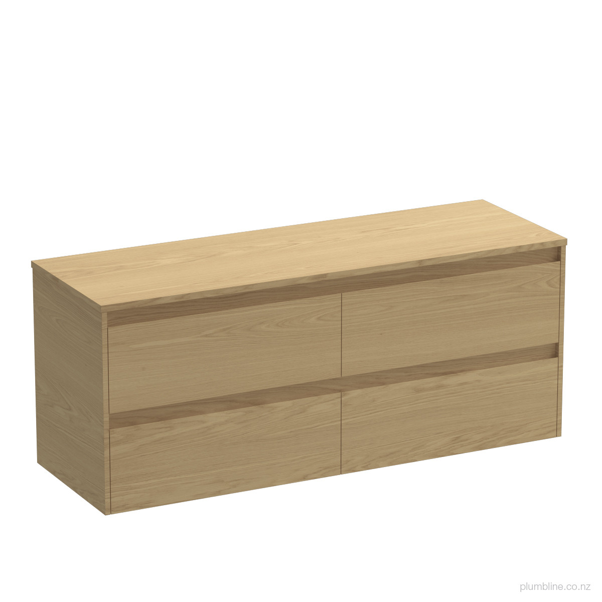Stanza Legno 1500 4 Drawer Wall Vanity Left Basin Stone