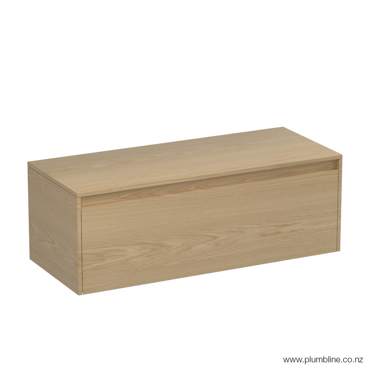Stanza Legno 1200 1 Drawer Wall Vanity Centre Basin Natural Oak