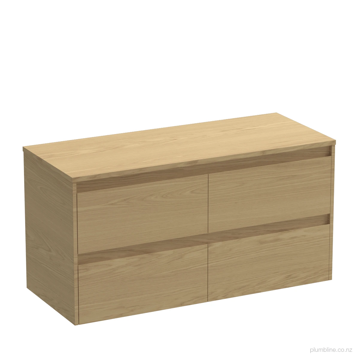 Stanza Legno 1200 4 Drawer Wall Vanity Centre Basin Stone