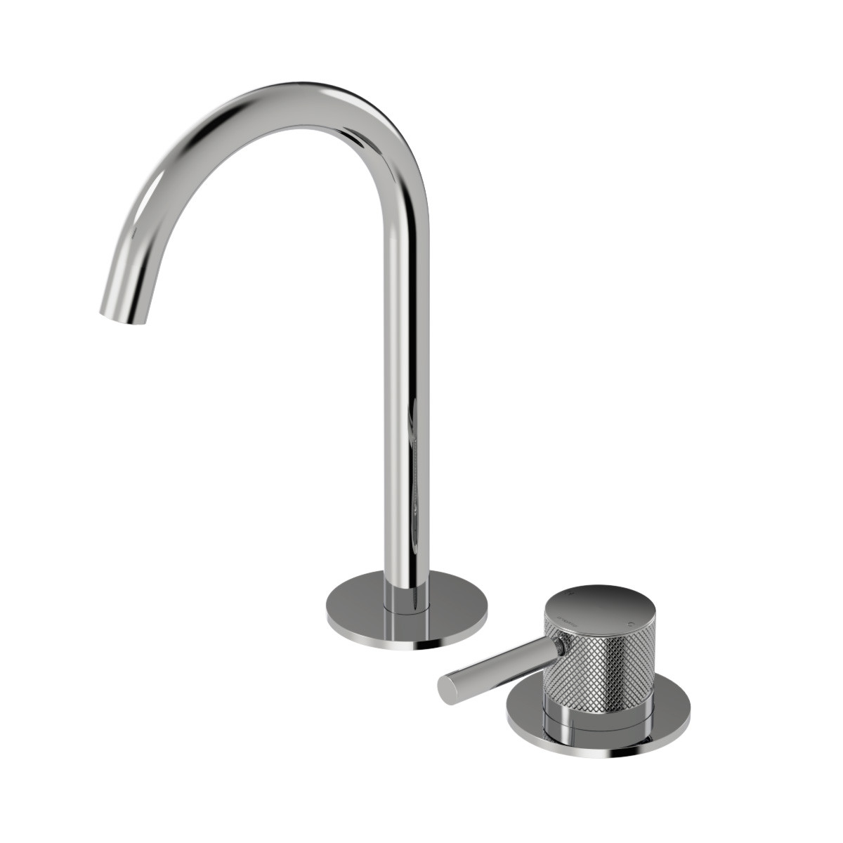 Buddy Pro X Small Round 2 Hole Mixer Brushed Onyx PVD