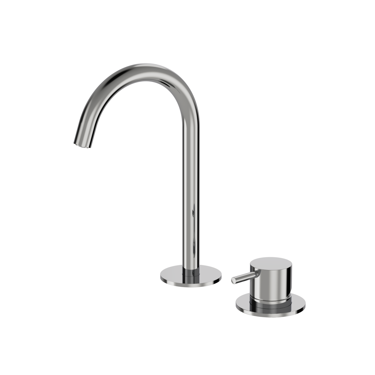 Buddy Small Round 2 Hole Mixer Brushed Onyx PVD