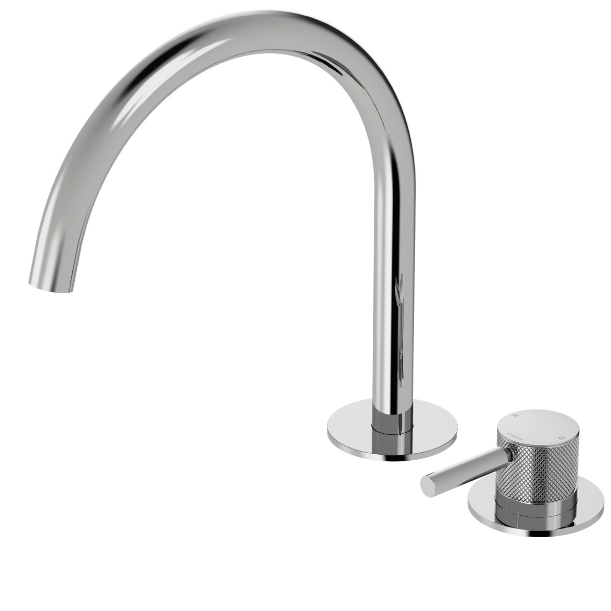 Buddy Pro X Round 2 Hole Mixer Brushed Onyx PVD