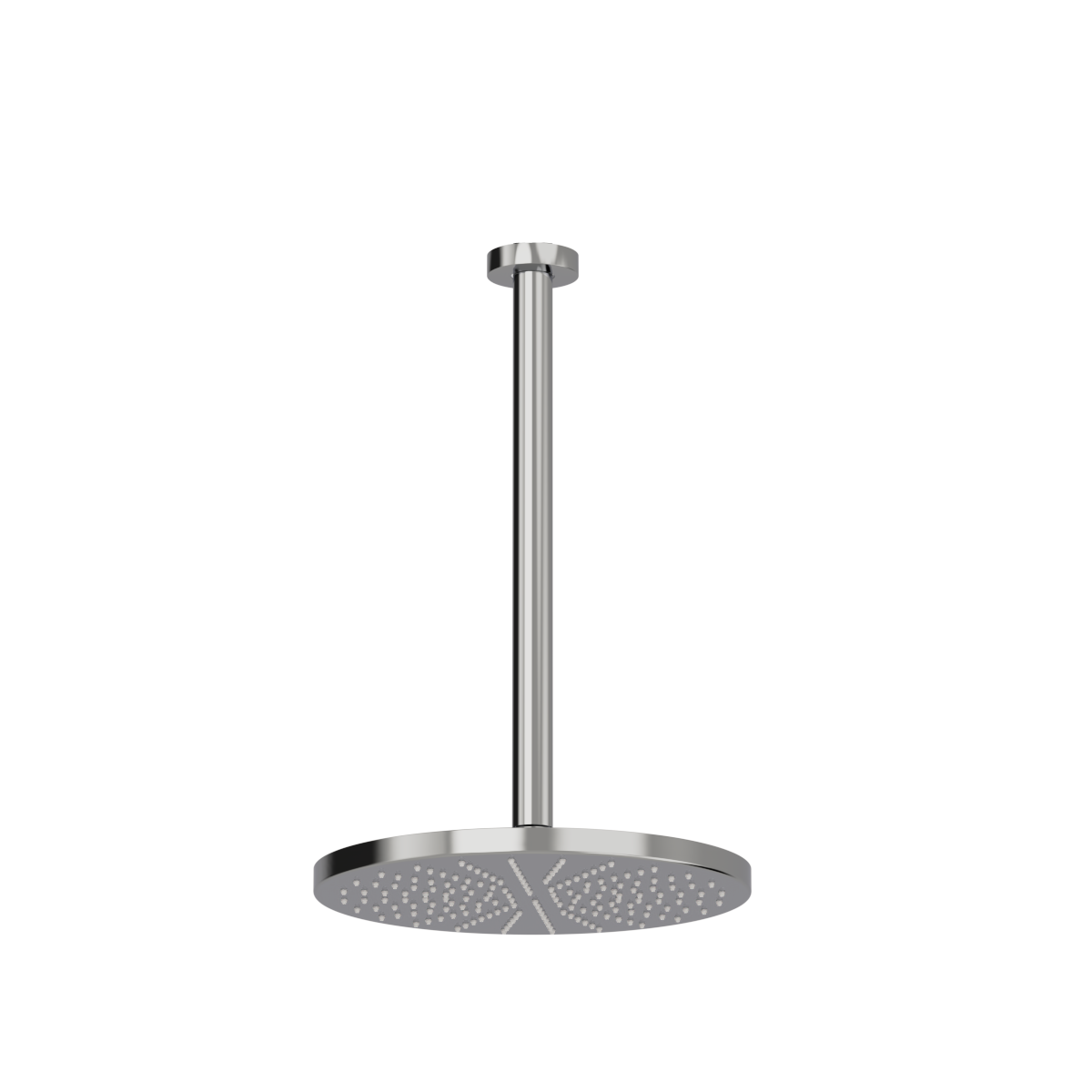 Buddy 250mm Ceiling Mount Rainhead 300mm Arm Brushed Onyx PVD