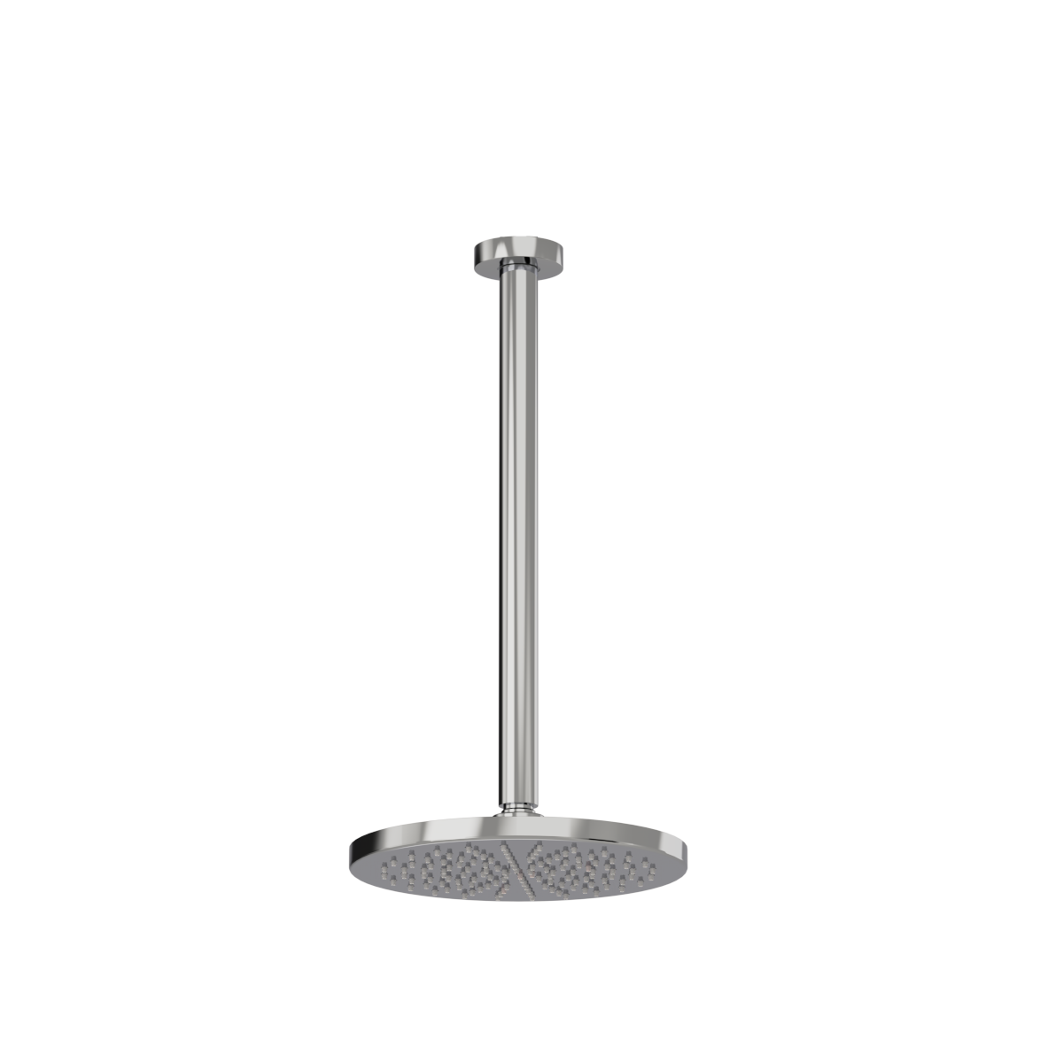 Buddy 200mm Ceiling Mount Rainhead 300mm Arm Brushed Onyx PVD