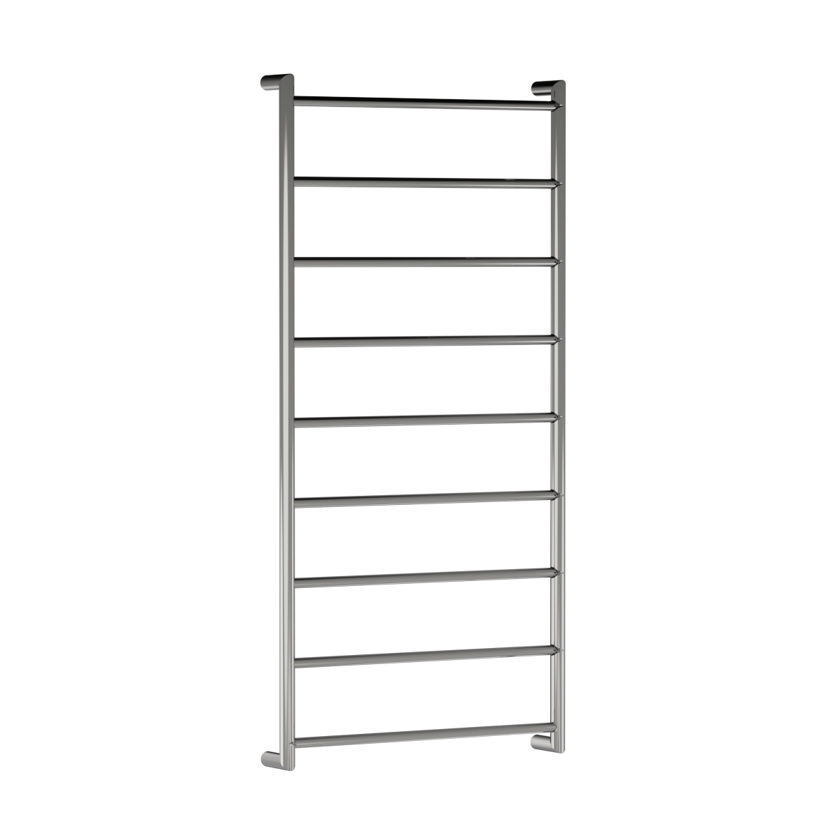 Buddy 9 Bar Low Voltage Heated Towel Ladder 1300 x 600 Brushed Onyx PVD