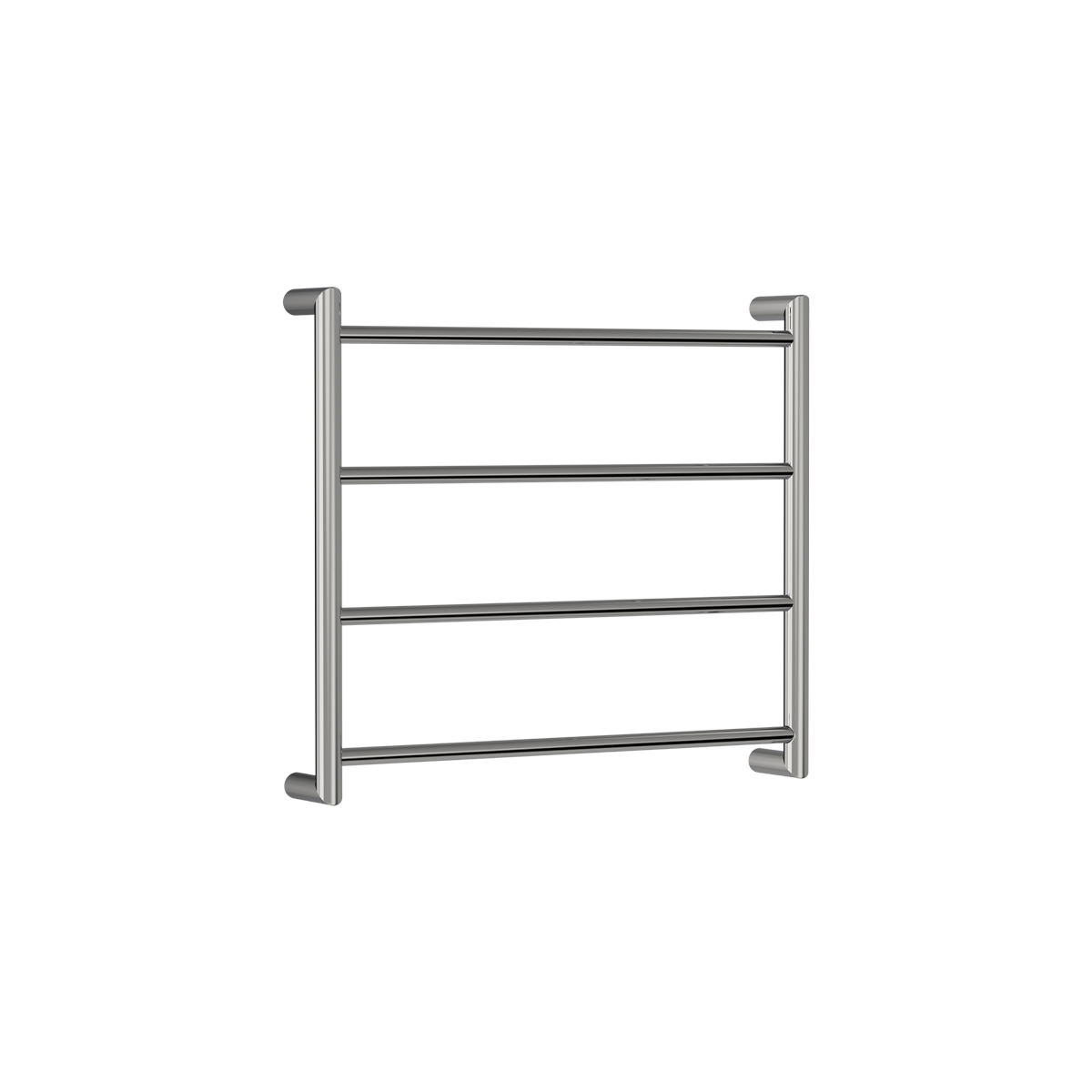 Buddy 4 Bar Low Voltage Heated Towel Ladder 550 x 600 Brushed Onyx PVD
