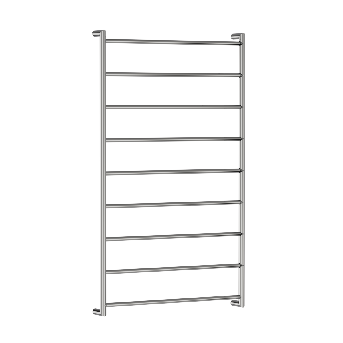 Buddy 9 Bar Low Voltage Heated Towel Ladder 1300 x 750 Brushed Onyx PVD