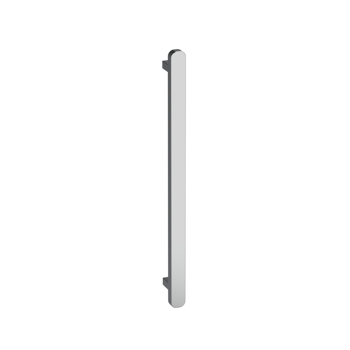 Como 850 Vertical Heated Towel Rail Brushed Brass PVD