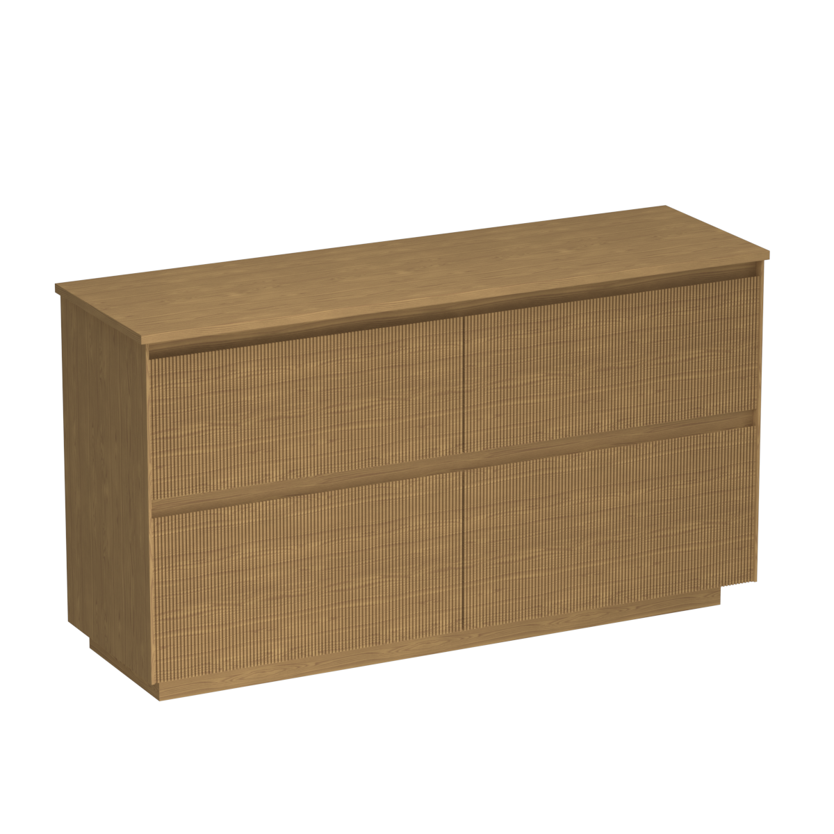 Strata Legno 1500 4 Drawer Floor Vanity Double Basin Smoke