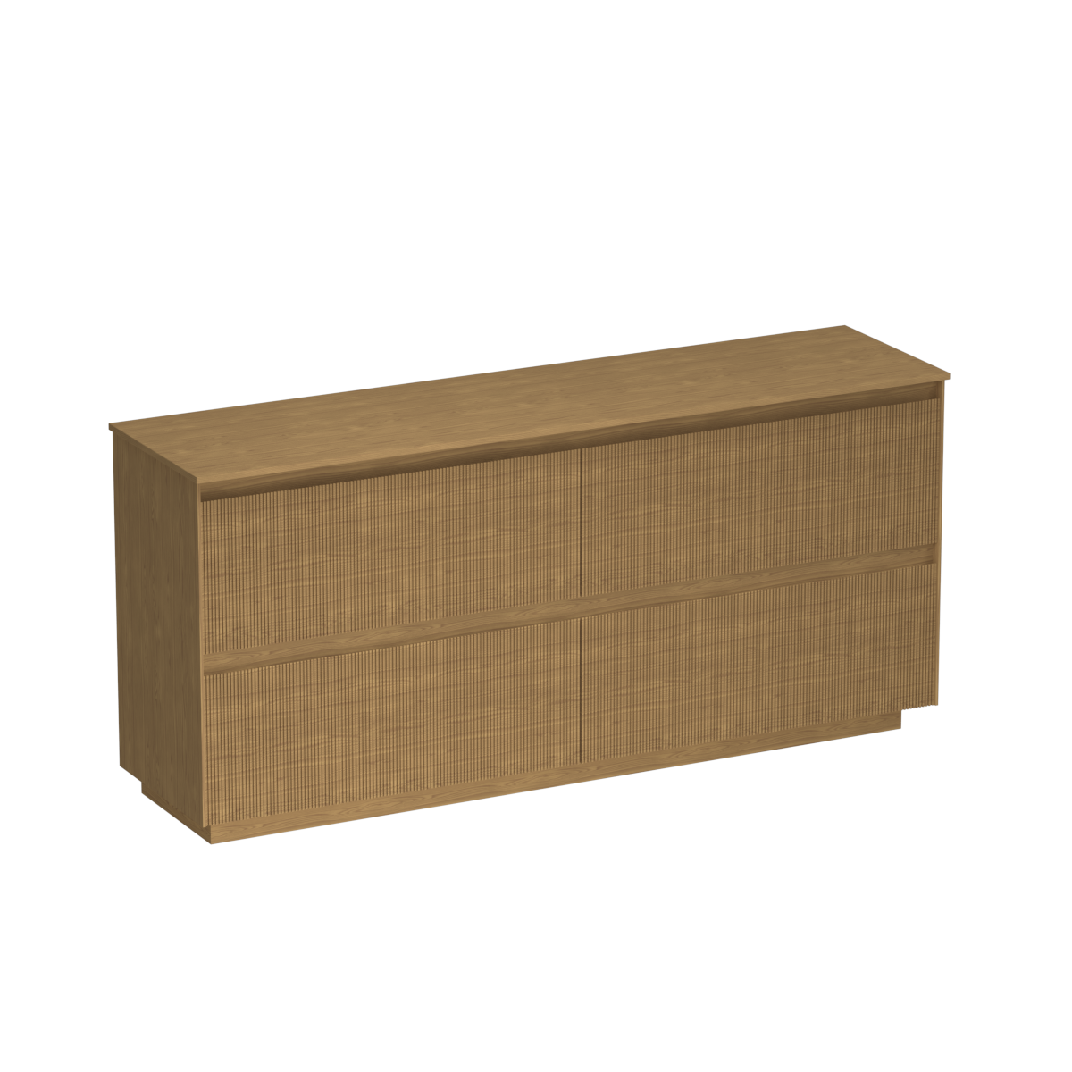 Strata Legno 1800 4 Drawer Floor Vanity Double Basin Smoke