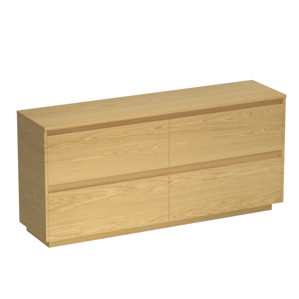 Stanza Legno 1800 4 Drawer Floor Vanity Centre Basin Walnut