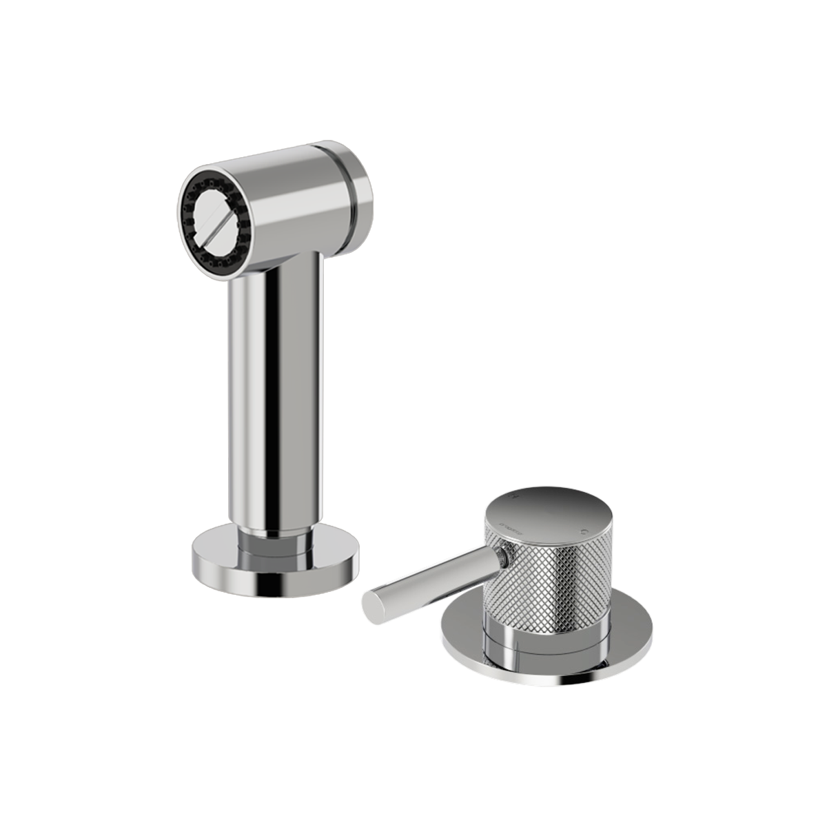 Buddy Pro X Kitchen Rinse Spray With Deck Mount Mixer Brushed Onyx PVD