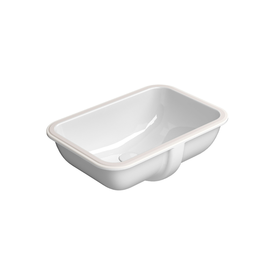 Pura Ellipse 500 Undermount Basin Matt White
