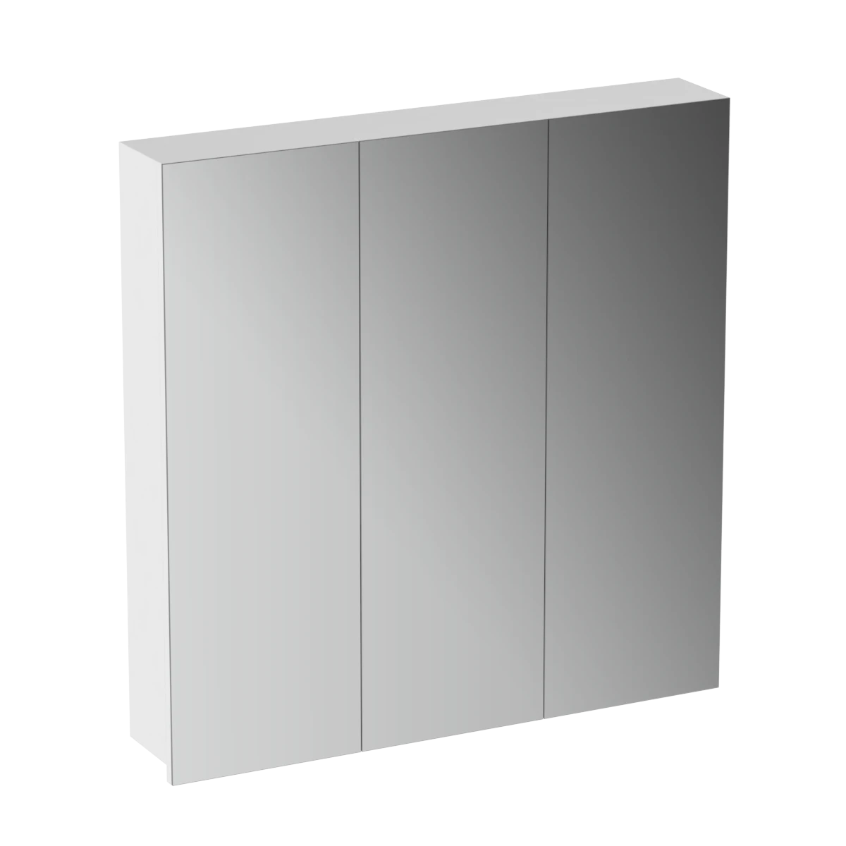 Vista 900 Tall Mirror Cabinet 3 Door With Left Demister Pad Methven Oak