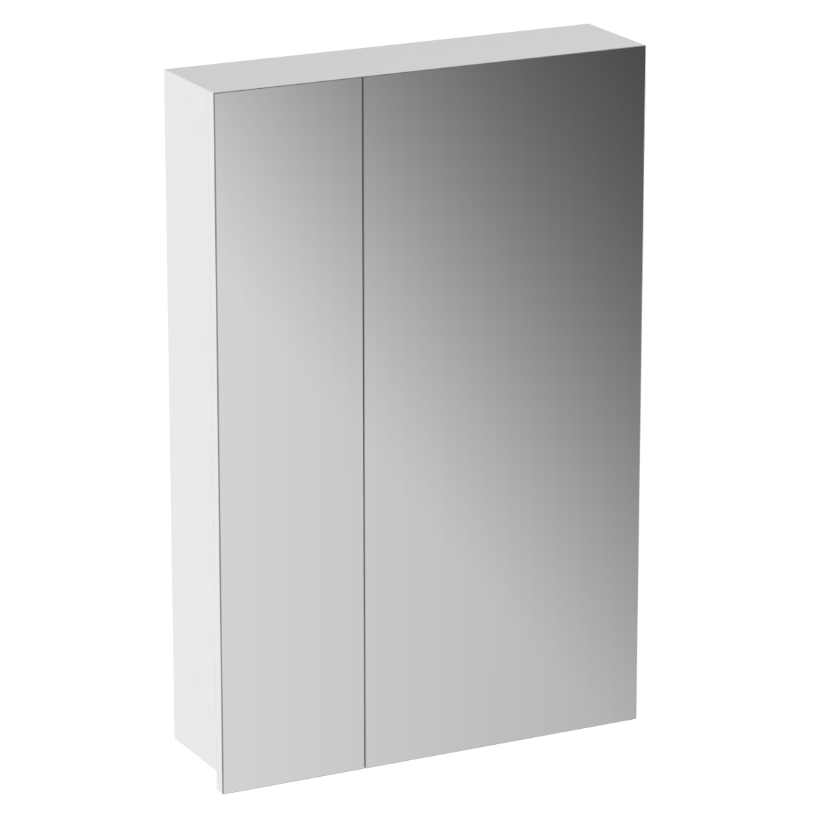 Vista 600 Tall Mirror Cabinet 2 Door With Demister Pad Fjord