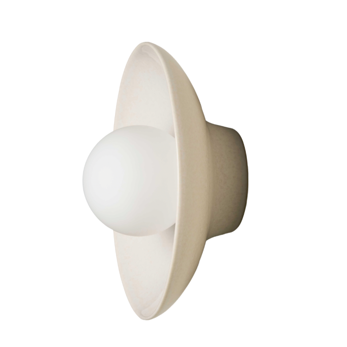 Robert Gordon Dish Wall Sconce Vanilla Bean