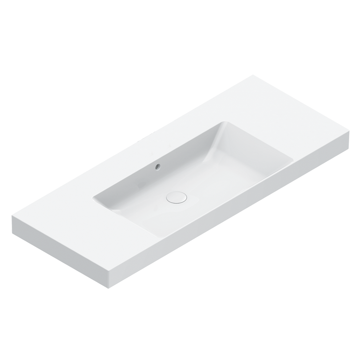 Catalano Z 125 Centre Basin 1 Taphole White