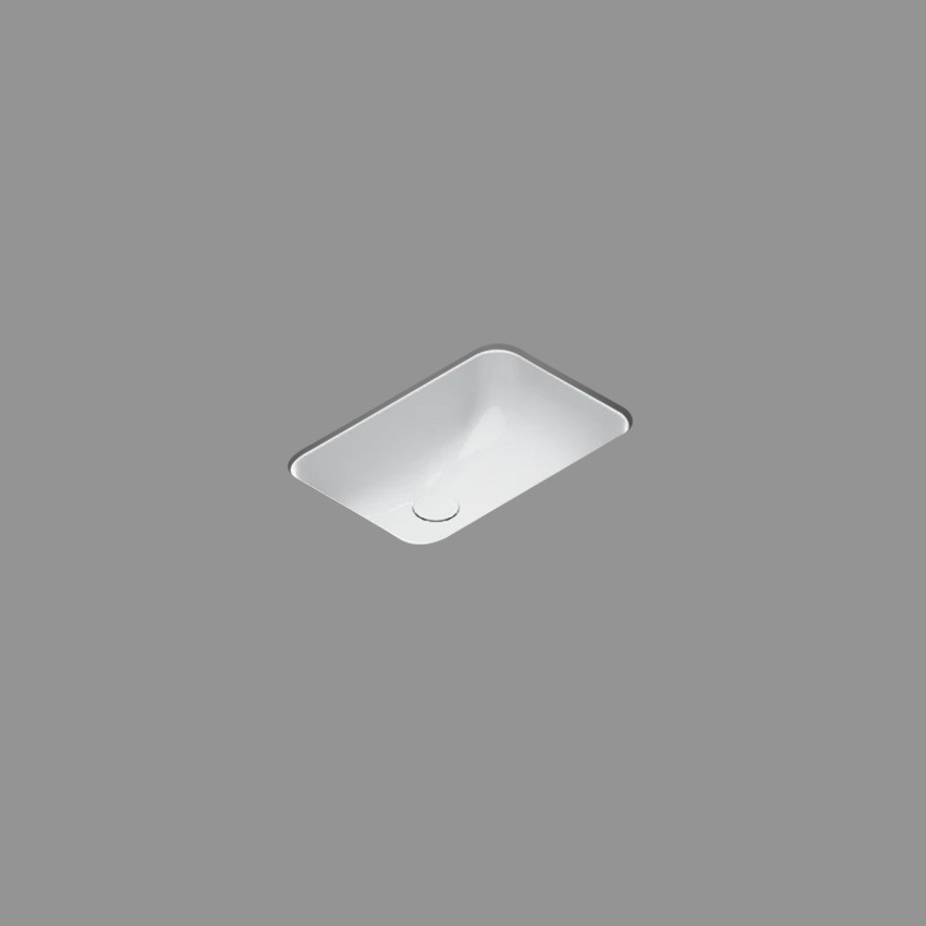 Catalano C 55 Rectangle Undermount Basin Gloss White
