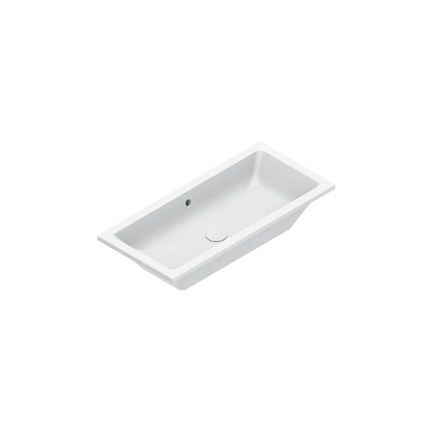 Catalano Z 80 Inset Basin Gloss White