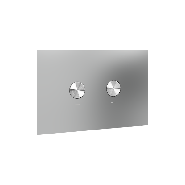 Buddy Flush Panel Brushed Nickel