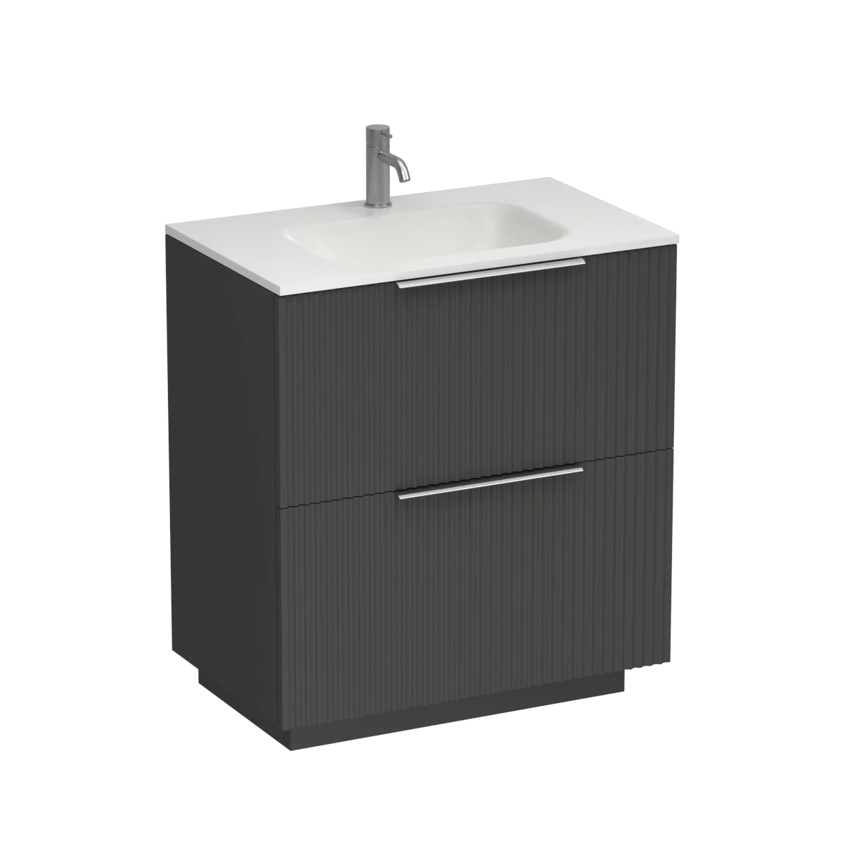 Forma Spio 750 2 Drawer Floor Vanity Methven Oak