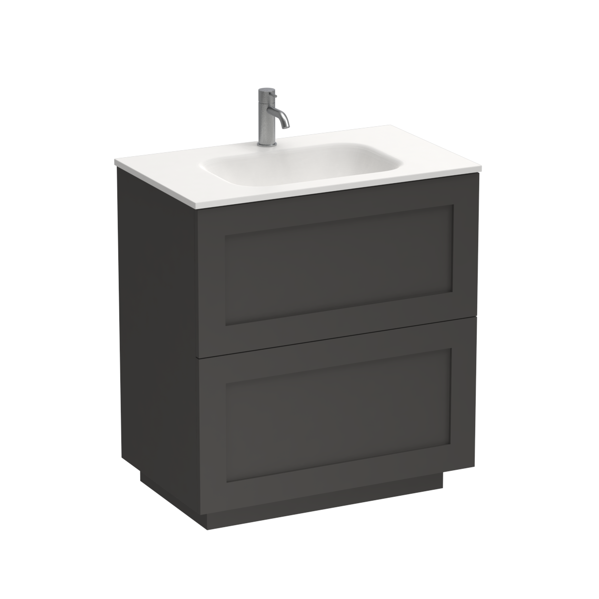 Hampton Spio 750 2 Drawer Floor Vanity Methven Oak
