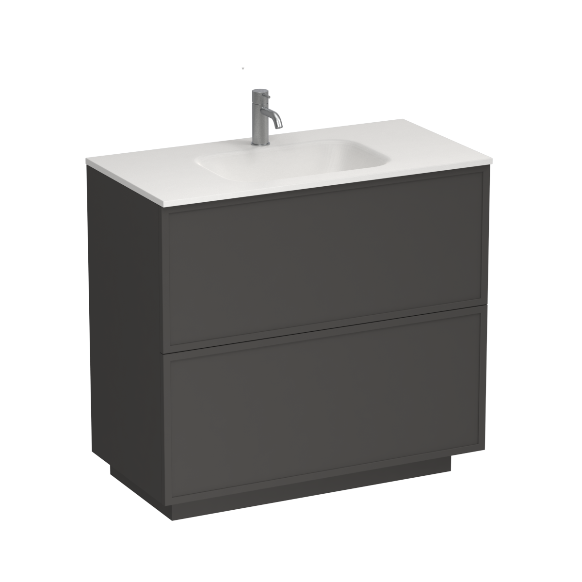 Nordic Spio 900 2 Drawer Floor Vanity Methven Oak