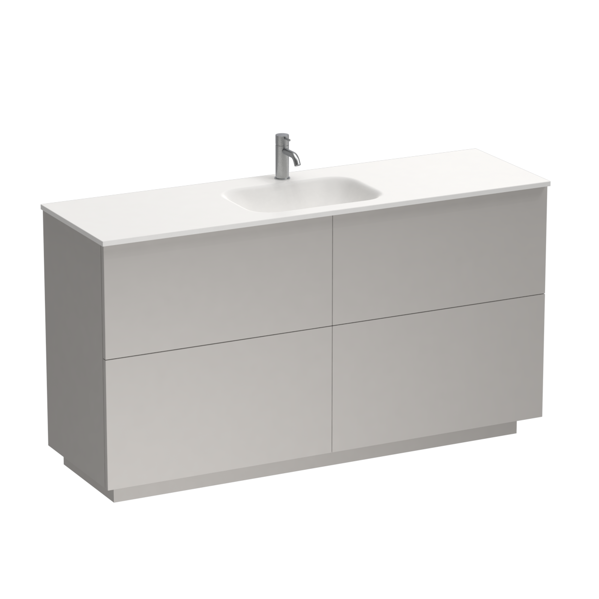 Reflex Spio 1500 4 Drawer Floor Vanity Centre Basin Tusk