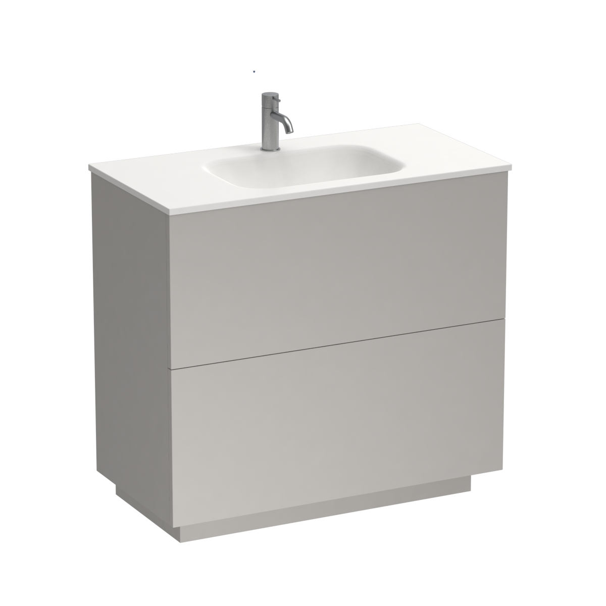 Reflex Spio 900 2 Drawer Floor Vanity Methven Oak