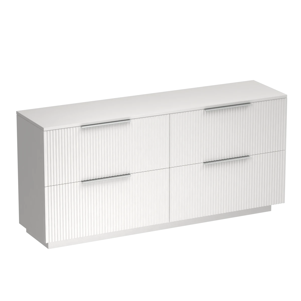 Forma Opaco 1800 4 Drawer Floor Vanity Right Basin Concrete Grey / Lana Grey