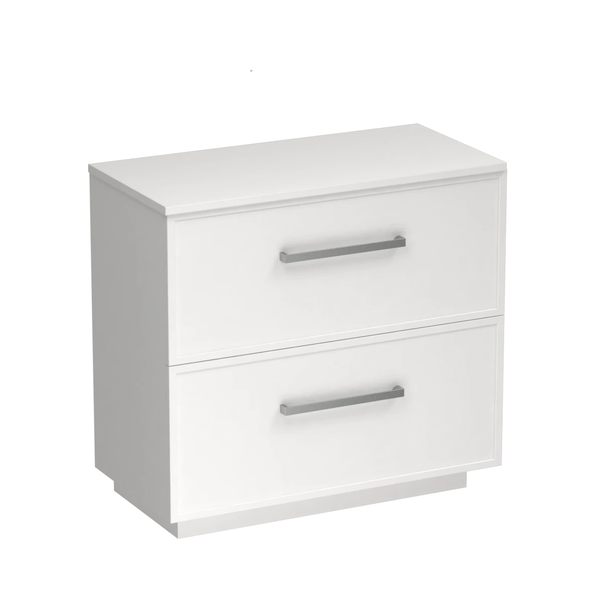 Nordic Opaco 900 2 Drawer Floor Vanity Concrete Grey / Ink Blue