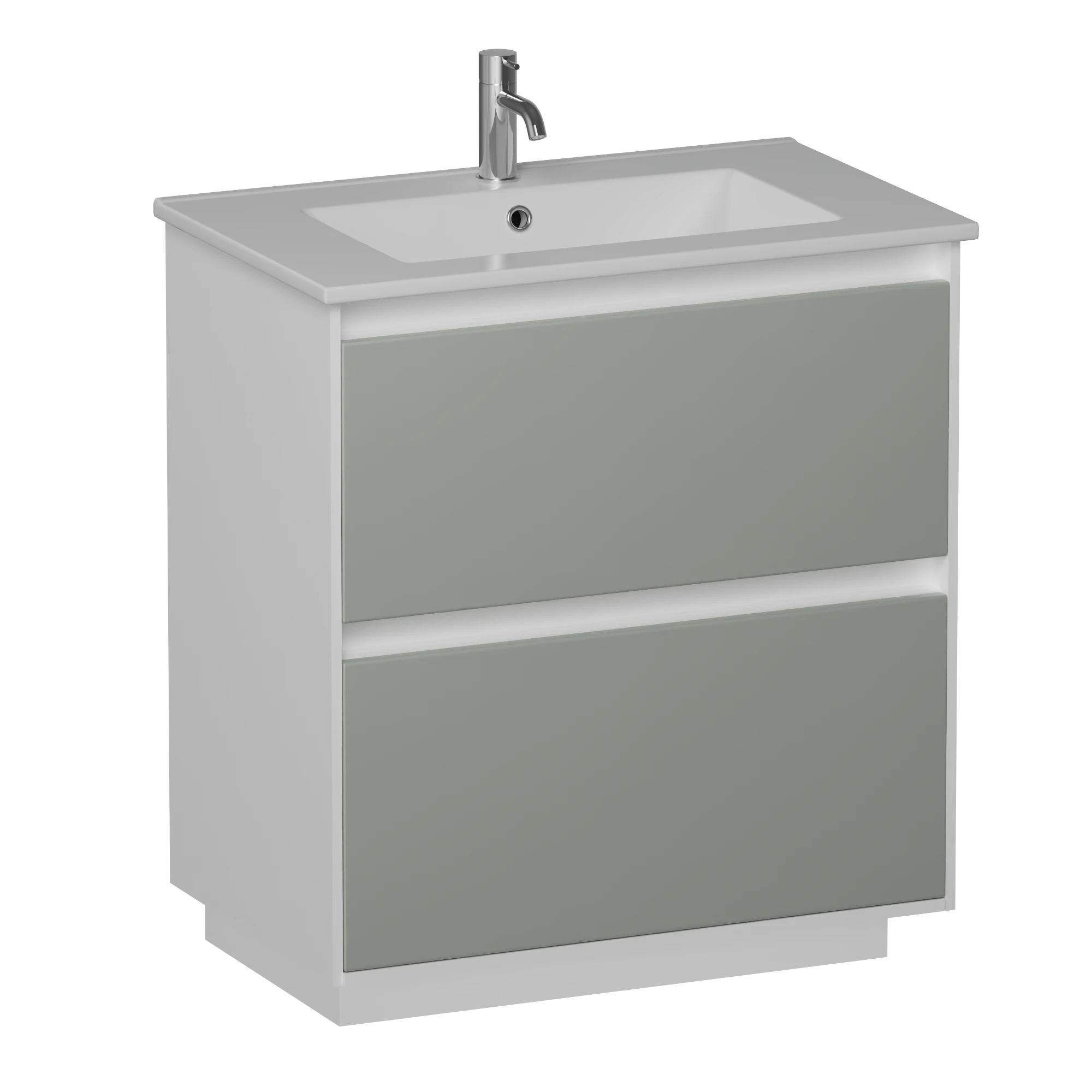 Prava 750 2 Drawer Floor Vanity Atmoss