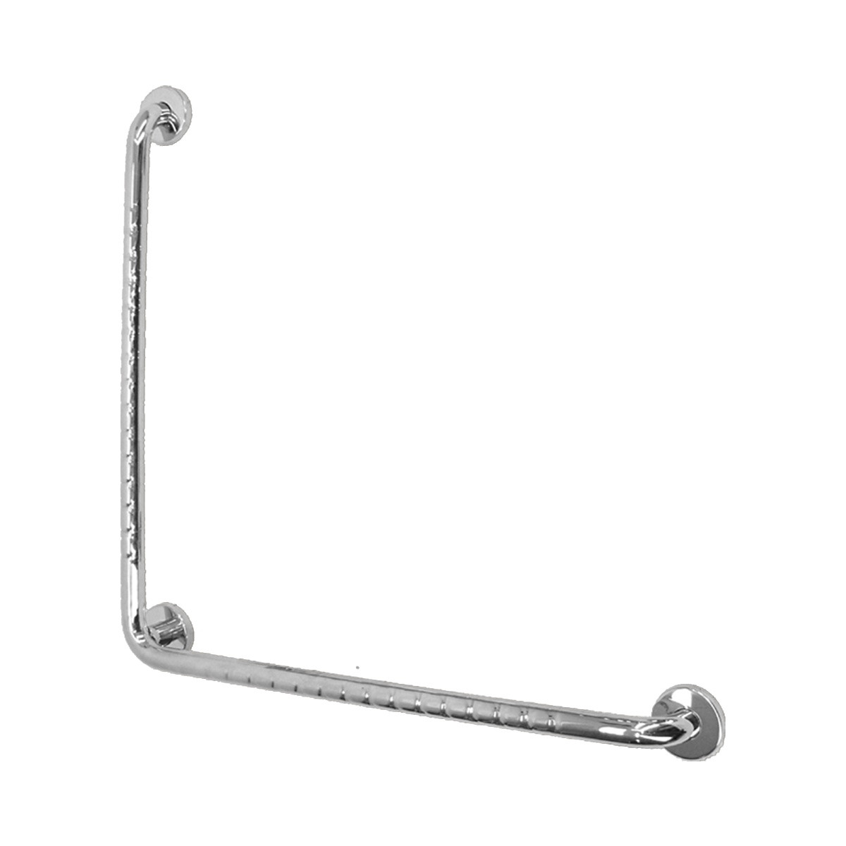 Plumbline Stainless Steel Grab Rail 750x750x90 Brushed Brass PVD