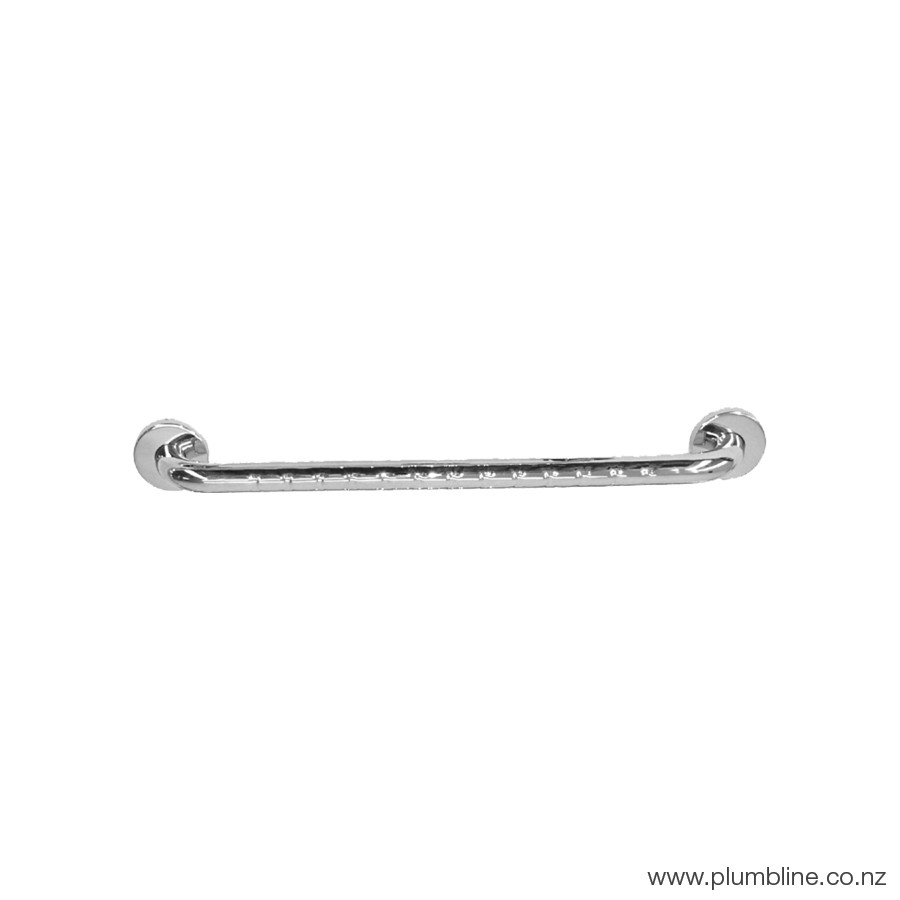 Plumbline Stainless Steel Grab Rail 600mm Brushed Brass PVD
