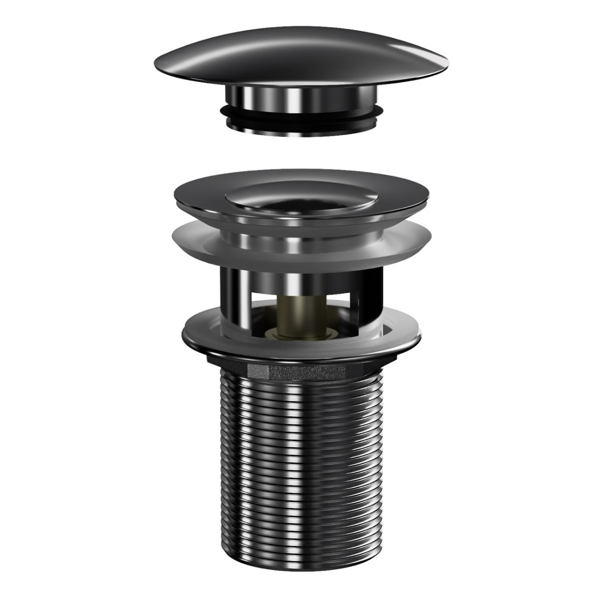 Plumbline Pop Up Basin Waste 32mm Overflow Brushed Bronze PVD