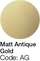 Matt Antique Gold