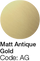 Matt Antique Gold