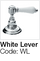 White Porcelain Lever