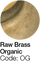 Raw Brass Organic
