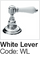 White Porcelain Lever